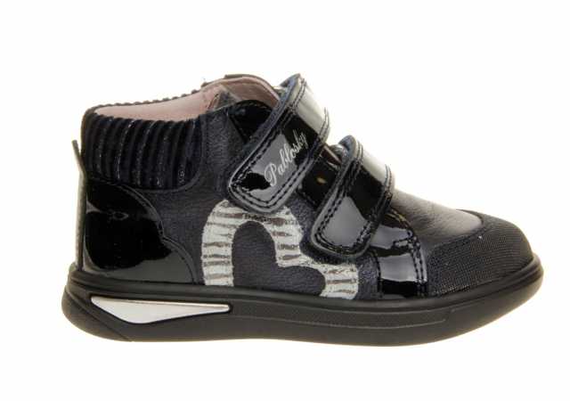 BOTA NIÑA PABLOSKY EN CHAROL CON VELCRO