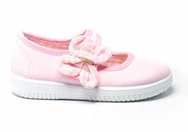 MERCEDES NIÑA DE LONA CON VELCRO