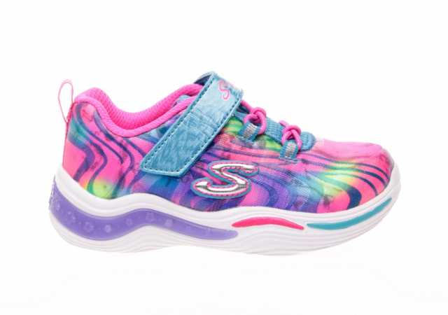 DEPORTIVO NIÑA SKECHERS CON VELCRO Y LUCES
