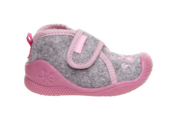 ZAPATILLA DE CASA NIÑA BIOMECANICS CON VELCRO Y PUNTERA REFORZADA