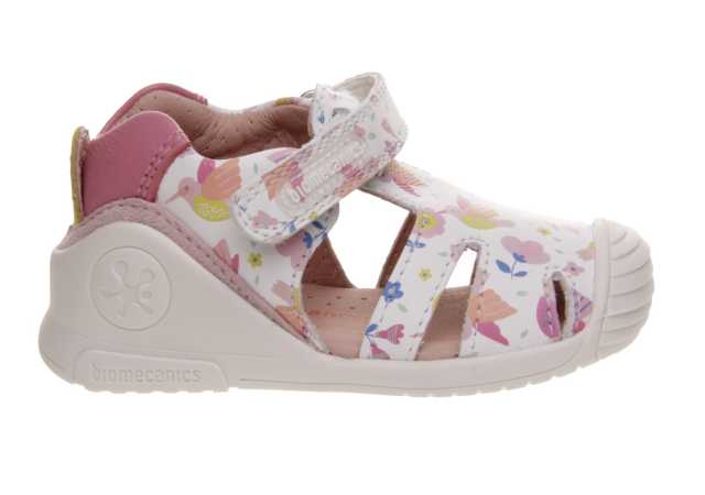 SANDALIA BIOMECANICS NIÑA PRIMEROS PASOS CON VELCRO Y PUNTERA REFORZADA