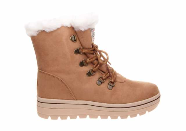 BOTA NIÑA SKECHERS EN SERRAJE CON CORDÓN Y CREMALLERA
