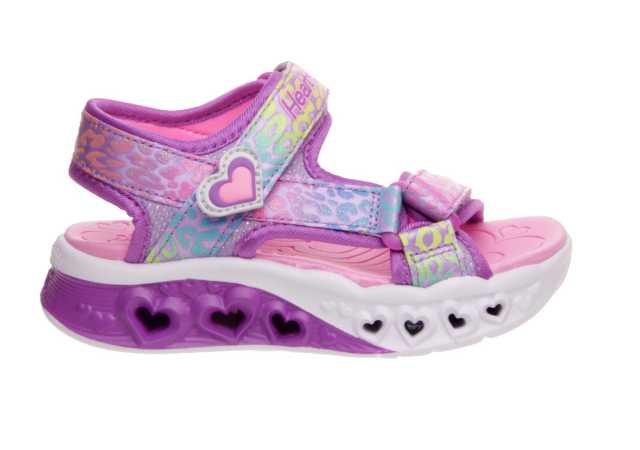 SANDALIA NIÑA SKECHERS CON LUCES Y VELCROS