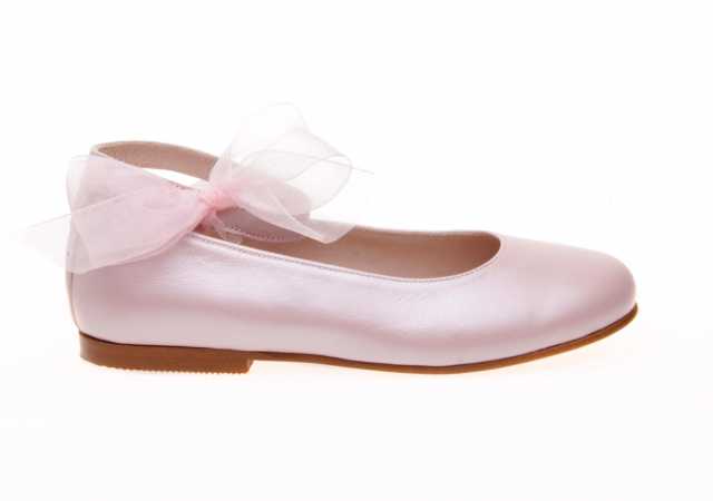 MANOLETINA NIÑA EN PIEL CON VELCRO