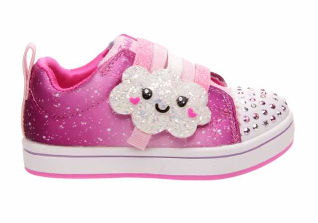 LONAS NIÑA SKECHERS CON LUCES Y VELCRO