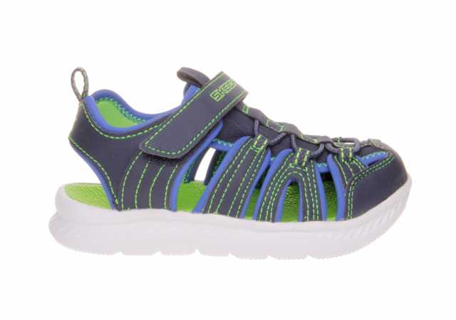 SANDALIA NIÑO SKECHERS CON VELCRO Y PUNTERA REFORZADA