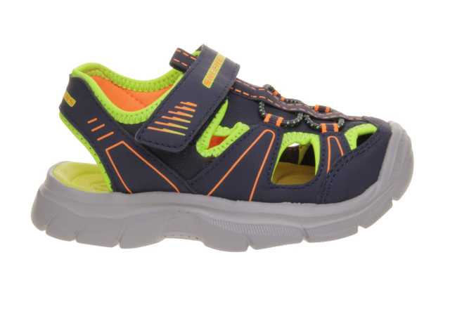 SANDALIA NIÑO SKECHERS CON VELCRO Y PUNTERA REFORZADA