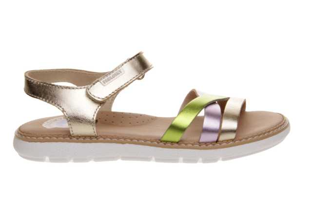 SANDALIA NIÑA METALIZADA PABLOSKY CON VELCRO