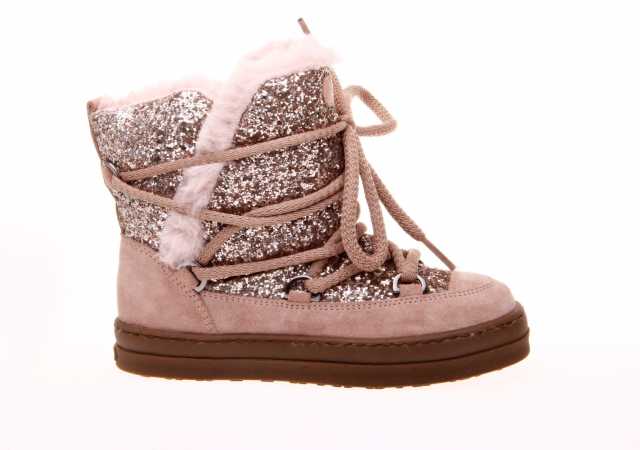 BOTAS ESQUIMAL EN GLITTER CON CORDÓN