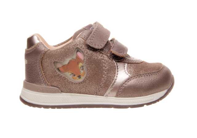 DEPORTIVO NIÑA METALIZADO GEOX PRIMEROS PASOS CON VELCRO