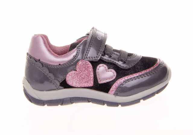 BOTA NIÑA GEOX METALIZADA CON VELCRO