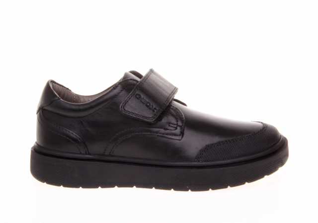 ZAPATO COLEGIAL GEOX CON VELCRO Y PUNTERA REFORZADA