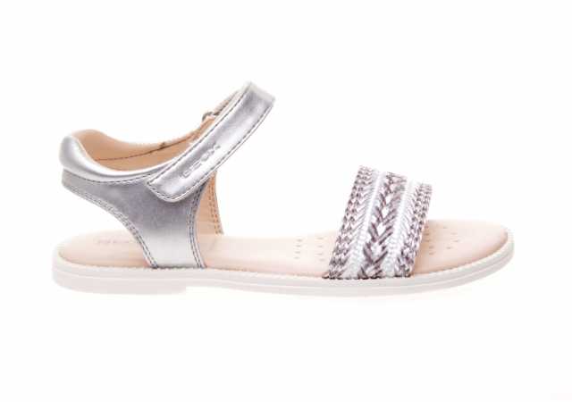 SANDALIA NIÑA GEOX METALIZADA CON VELCRO