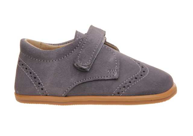 BLUCHER NIÑO CRIOS RESPETUOSO EN SERRAJE CON VELCRO