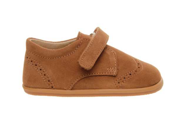 BLUCHER NIÑO CRIOS RESPETUOSO EN SERRAJE CON VELCRO