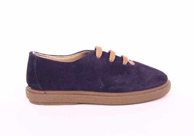 BLUCHER NIÑO EN SERRAJE CON CORDÓN