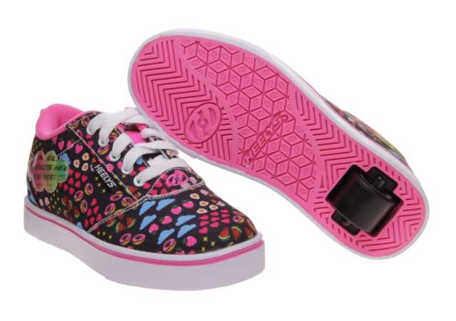 DEPORTIVO NIÑA HEELYS CON RUEDAS Y CORDONES