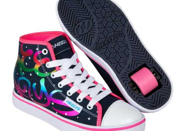 BOTA DEPORTIVA NIÑA HEELYS CON RUEDAS Y CORDONES