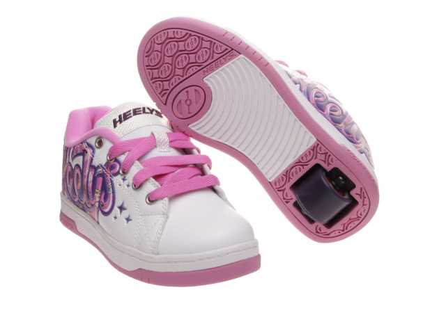 DEPORTIVO NIÑA HEELYS CON RUEDAS Y CORDONES