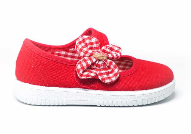 MERCEDES NIÑA DE LONA CON VELCRO