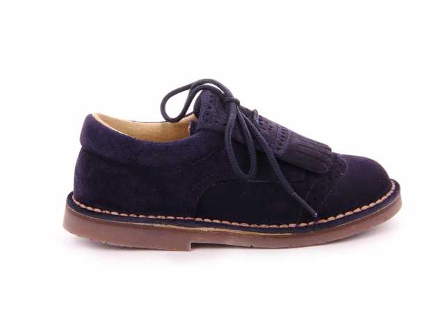 BLUCHER NIÑO EN SERRAJE CON CORDÓN