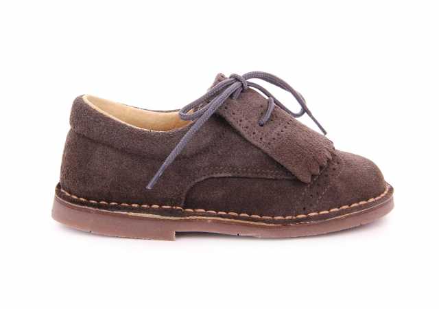BLUCHER NIÑO EN SERRAJE CON CORDÓN