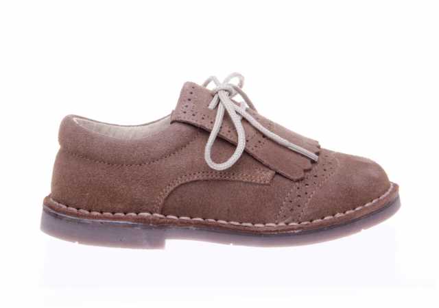 BLUCHER NIÑO EN SERRAJE CON CORDÓN