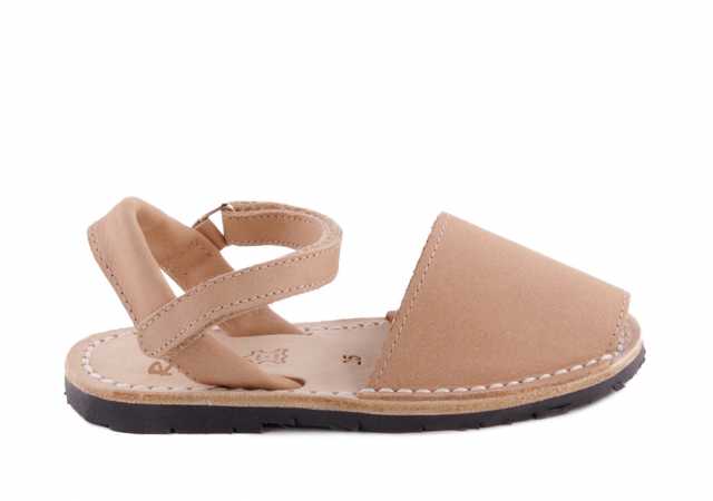 SANDALIA MENORQUINA RIA EN PIEL CON VELCRO