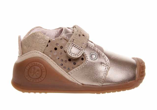 BOTA NIÑA BIOMECANICS PRIMEROS PASOS CON VELCRO Y PUNTERA REFORZADA