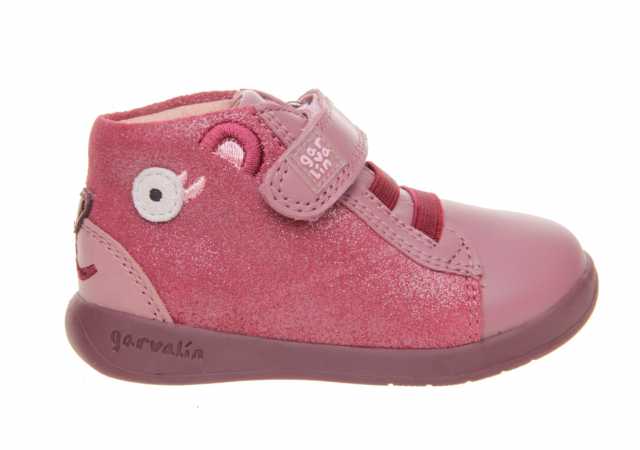 BOTA NIÑA GARVALIN PRIMEROS PASOS CON VELCRO Y ELASTICOS