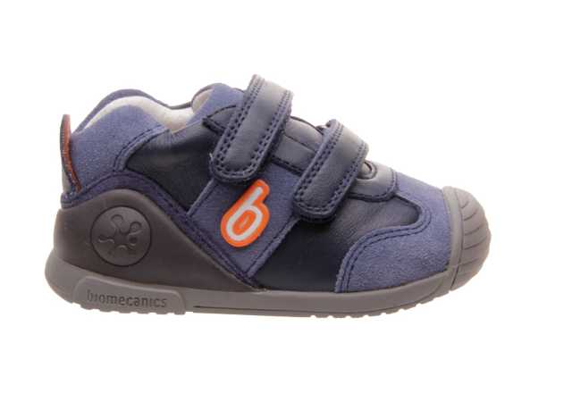 BOTA NIÑO BIOMECANICS PRIMEROS PASOS CON VELCRO Y PUNTERA REFORZADA