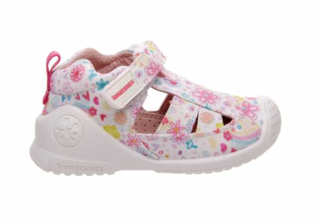 SANDALIA DE LONA NIÑA BIOMECANICS CON VELCRO Y PUNTERA REFORZADA