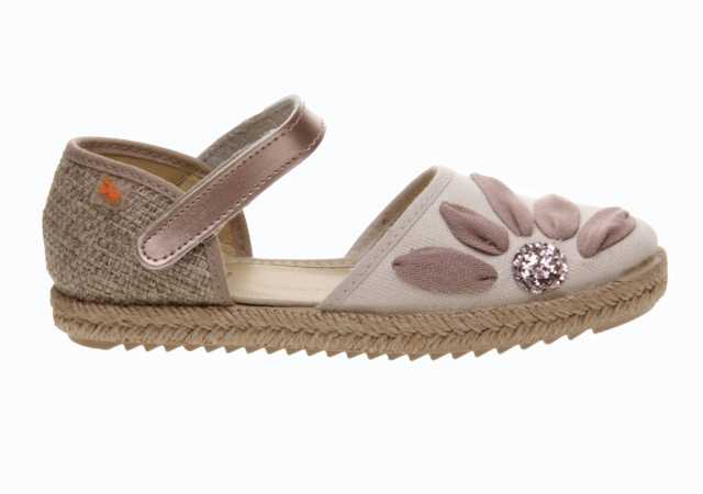 SANDALIA LONA CON VELCRO