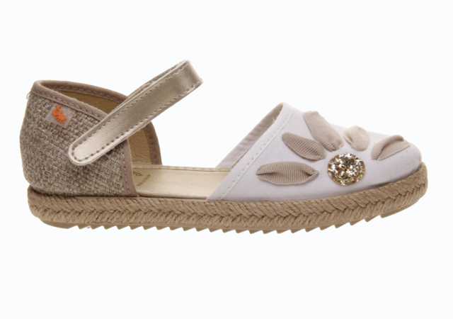 SANDALIA LONA CON VELCRO