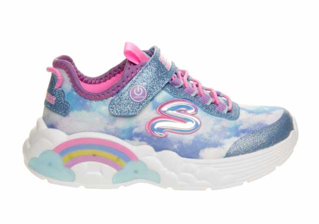 DEPORTIVO NIÑA SKECHERS CON LUCES Y VELCRO