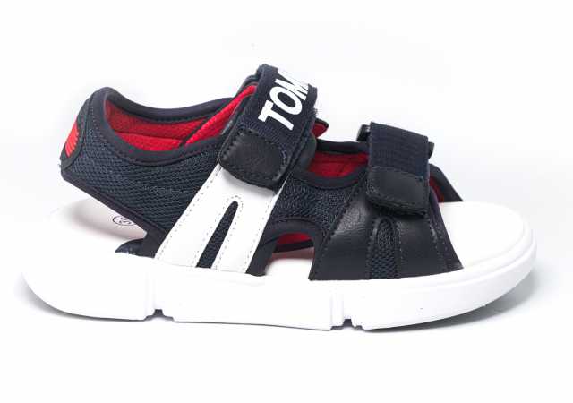 SANDALIA TOMMY HILFIGER NIÑO CON TRI`PLE VELCRO