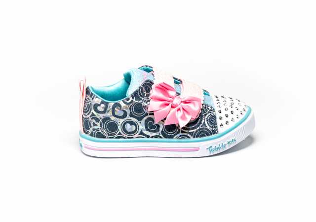 LONA SKECHERS NIÑA CON LUCES Y VELCRO