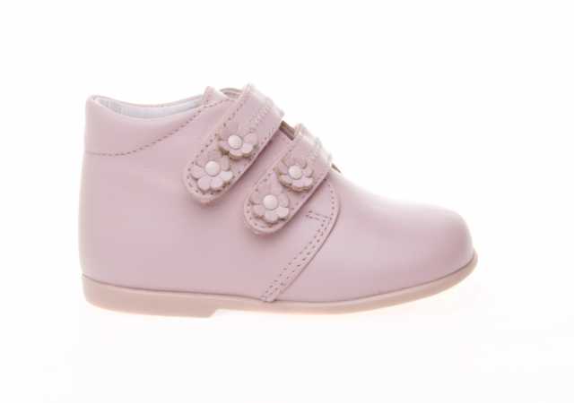 BOTA NIÑA CLÁSICA PRIMEROS PASOS EN PIEL Y VELCRO
