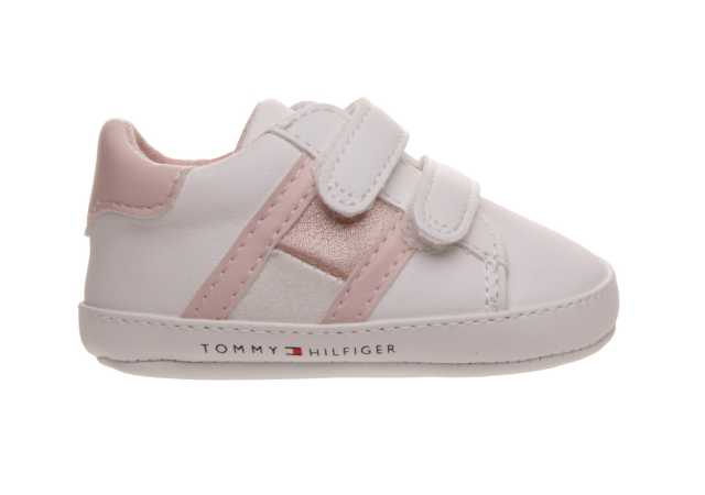 BOTAS BEBE BADANA NIÑA TOMMY HILFIGER CON VELCRO