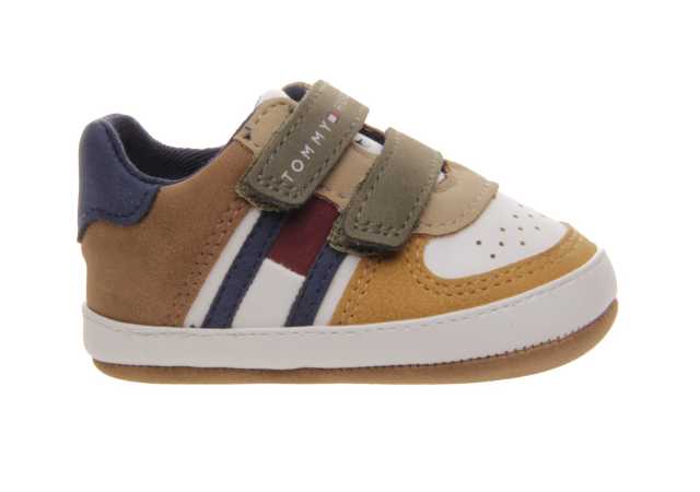 DEPORTIVO NIÑO DE BADANA TOMMY HILFIGER CON VELCRO