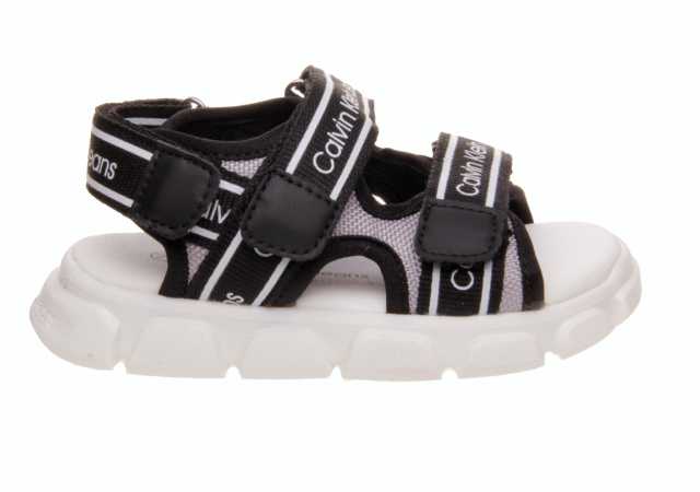 SANDALIA NIÑO CALVIN KLEIN CON TRIPLE VELCRO