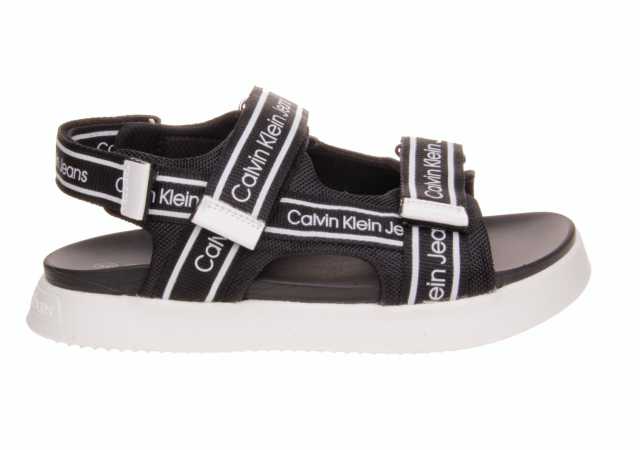 SANDALIA NIÑO CALVIN KLEIN CON TRIPLE VELCRO