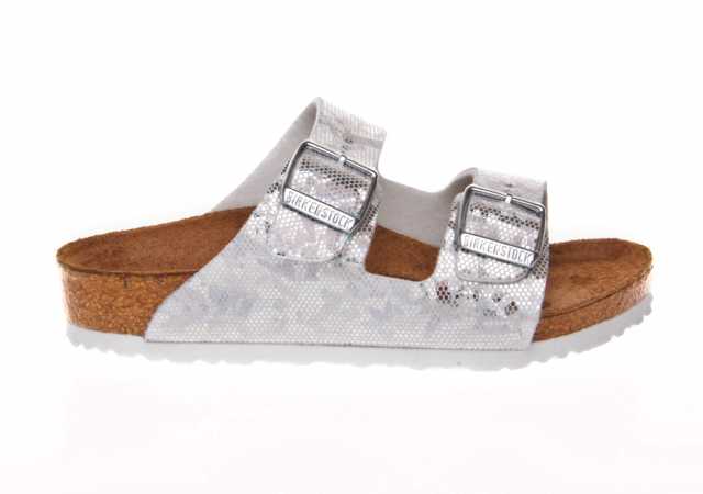 SANDALIA NIÑA BIRKENSTOCK METALIZADA CON DOBLE HEBILLA