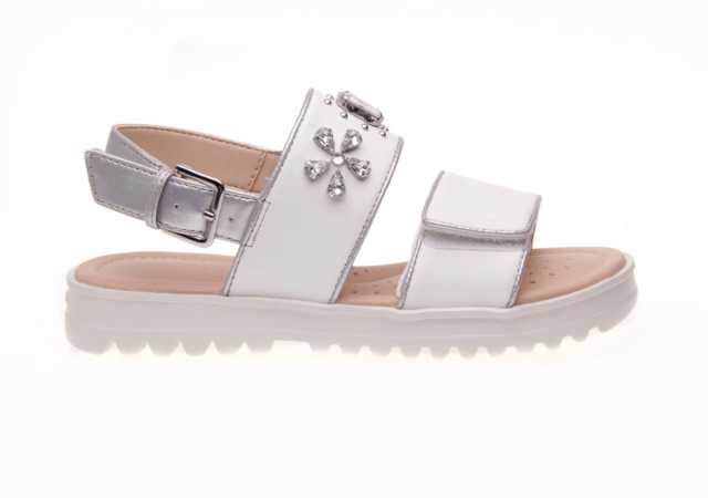 SANDALIA GEOX NIÑA CON VELCRO Y HEBILLA
