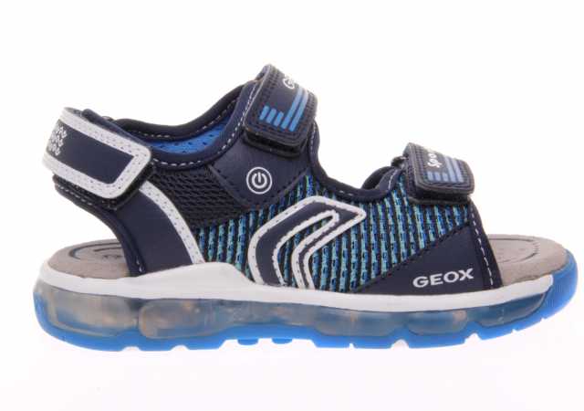 SANDALIA NIÑO GEOX CON LUZ Y TRIPLE VELCRO