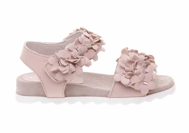 SANDALIA UNISA NIÑA METALIZADA CON VELCRO