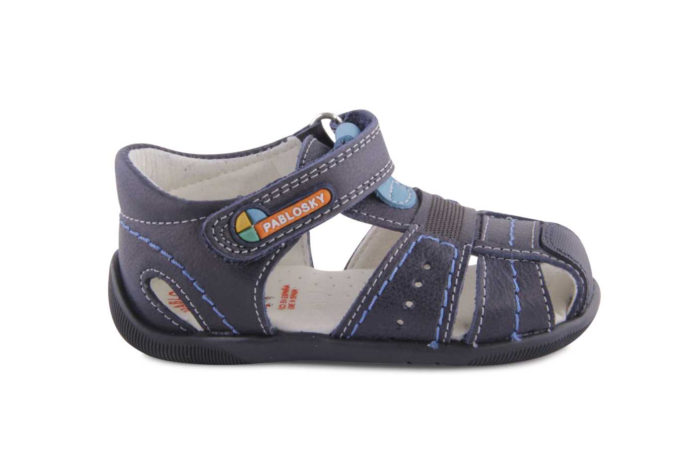 colorante término análogo Regularidad Comprar zapato PABLOSKY para PREANDANTE NIÑO estilo SANDALIA color AZUL  MARINO PIEL