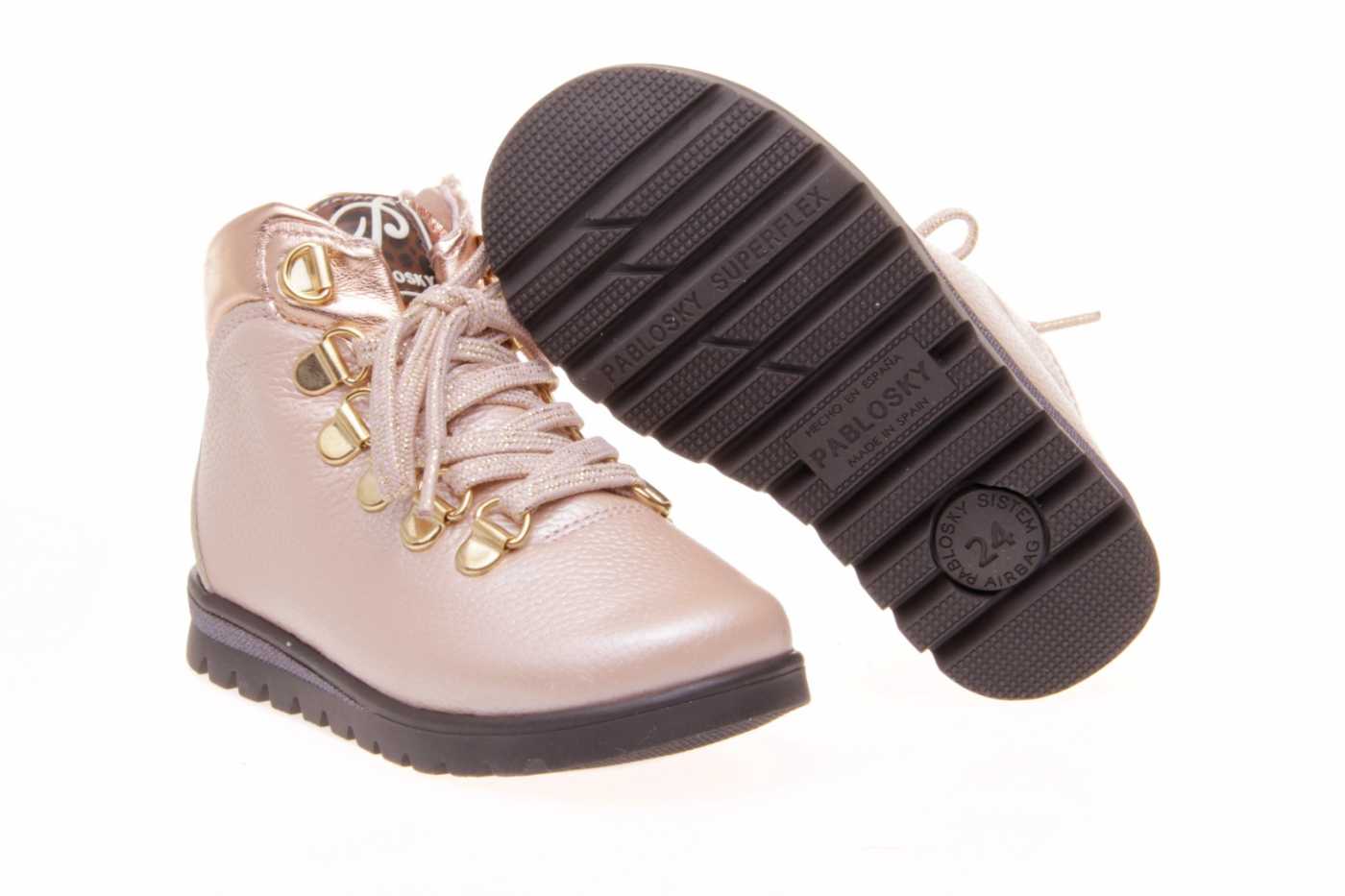 Comprar zapato PABLOSKY para NIÑA estilo BOTAS color EMPOLVADO CHAROL