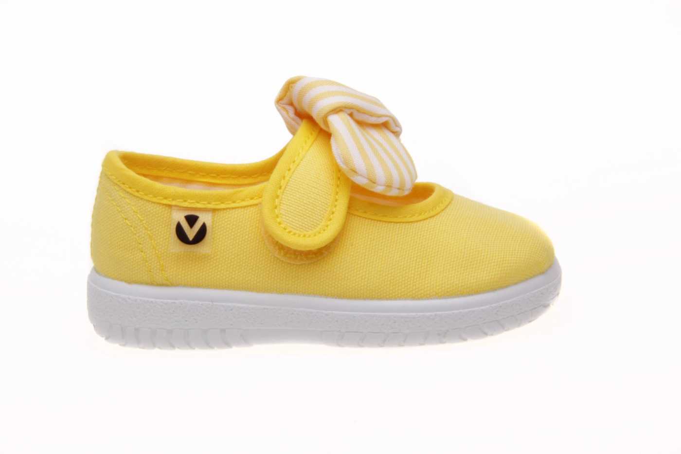 Cuando milicia Bastante Comprar zapato VICTORIA para PREANDANTE NIÑA estilo MERCEDES color AMARILLO  LONA