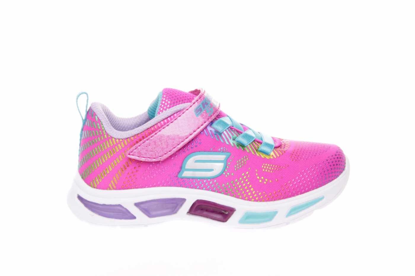 skechers blancas con luces